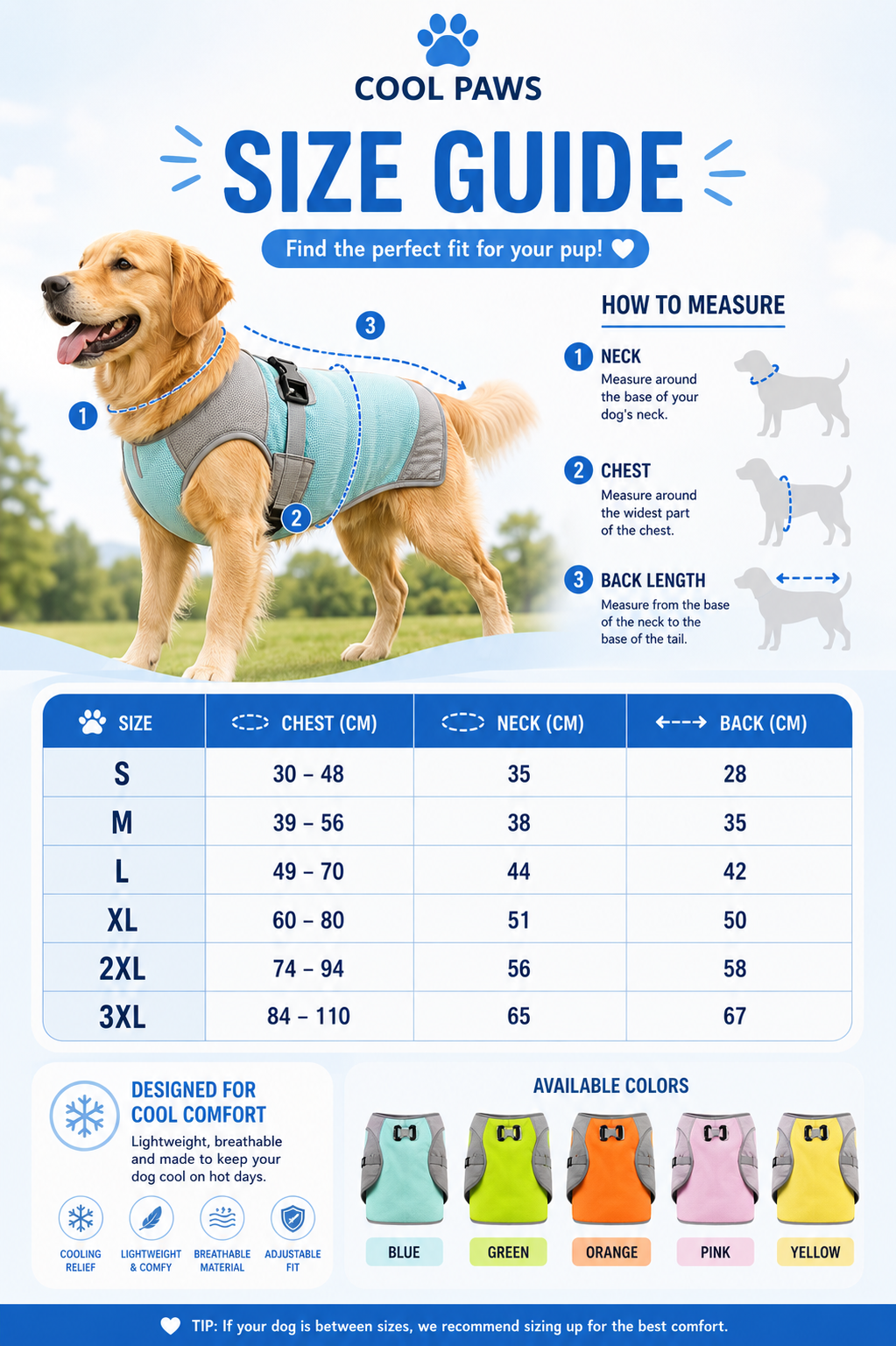 Cool Paws Cooling Vest