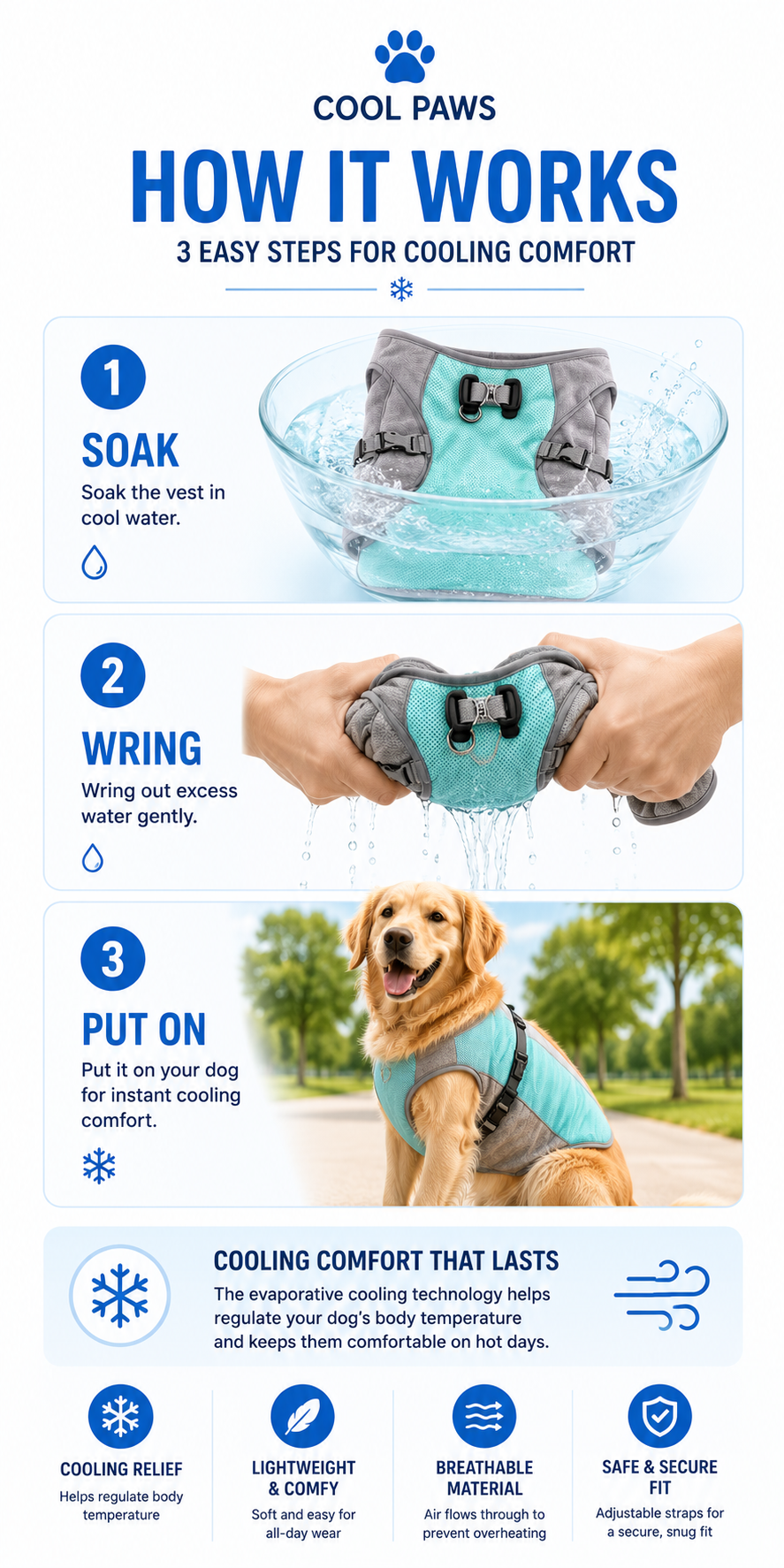 Cool Paws Cooling Vest
